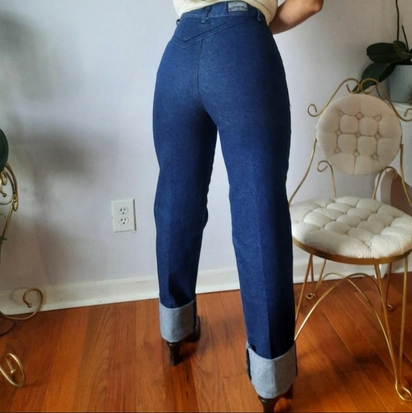Sold on Mercari Vintage dead stock high rise roughrider jeans - Picture 2 of 10